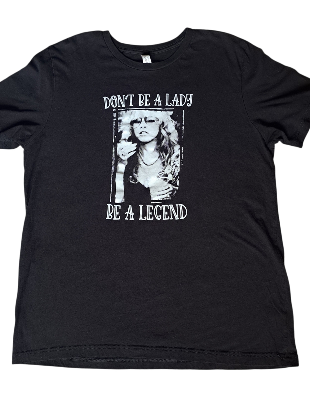 Bella Canvas Graphic T-Shirt XL Black “Don’t Be a Lady Be a Legend” Women’s Tee